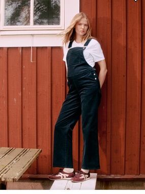 H&M Maternity Corduroy Women's Overalls- Size Small